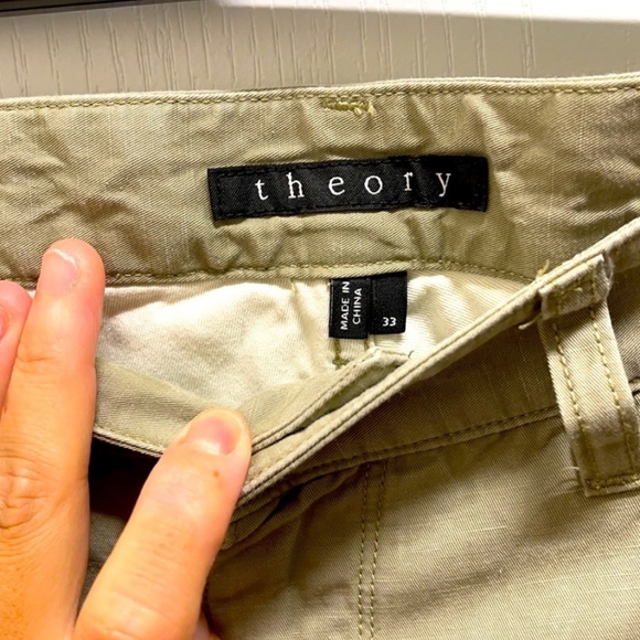 Theory Light Green Chino Pants - Picture 4 of 10